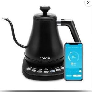 NIB COSORI Electric Gooseneck Kettle - Black Smart technology